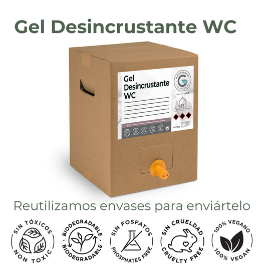 Gel Desincrustante WC - Limpieza profunda y sostenible para tu inodoro