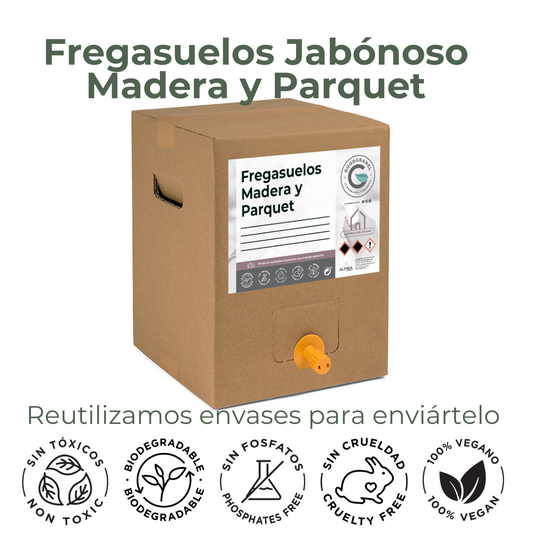 Fregasuelos Madera y Parquet - Respetuoso con las mascotas